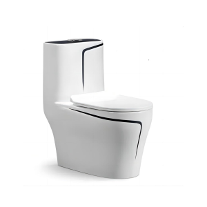 Inodoro Premium white black