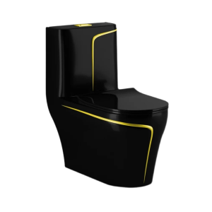 Inodoro Premium Black golden